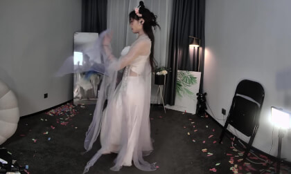 狸妖妖20240616001 白狐 2D VR 180 4K VR Video 狸妖妖20240616001 白狐 2D VR 180 4K VR