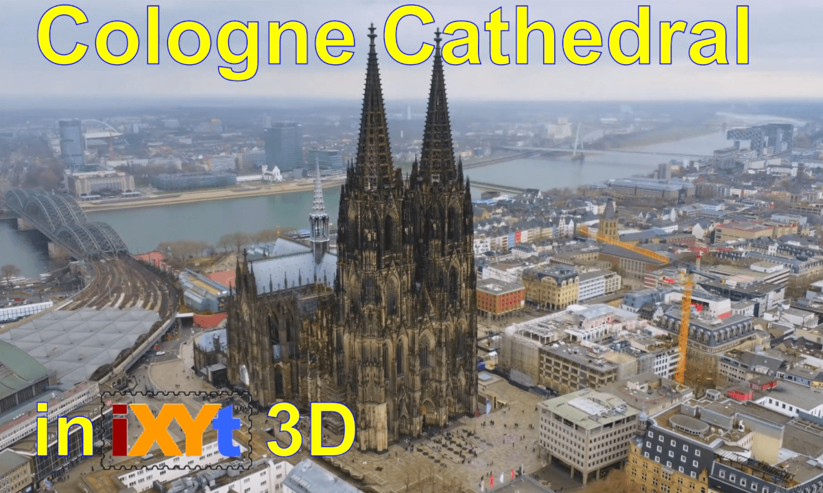 Cologne Cathedral, North Rhine-Westphalia, Germanyin iXYt 3D video for VR