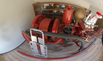 Old Fire truck Newburg WI VR 180 3D VID_20240602_110241_00_013 VR Video Old Fire truck Newburg WI VR 180 3D VID_20240602_110241_00_013 VR