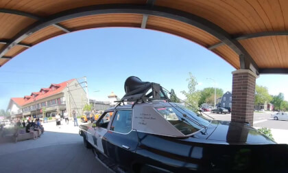 Blues Brothers Police Car Automotion 2024 Wisconsin Dells VR 3D 180 VID_20240518_150458_00_051