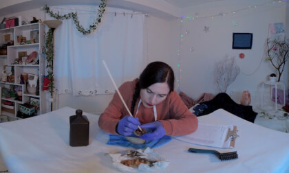 ASMR Cleaning botryoid agates ASMR Cleaning botryoid agates