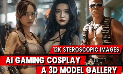 AI Gaming Cosplay: A 3D Character Gallery VR Video AI Gaming Cosplay: A 3D Character Gallery VR
