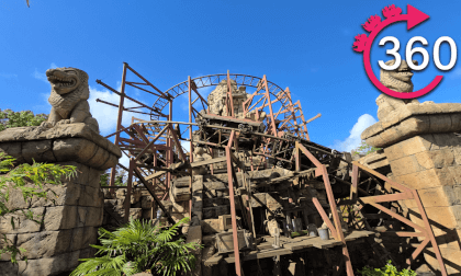 Indiana Jones and the Temple of Peril Rollercoaster at Disneyland Paris VR Video Indiana Jones and the Temple of Peril Rollercoaster at Disneyland Paris VR