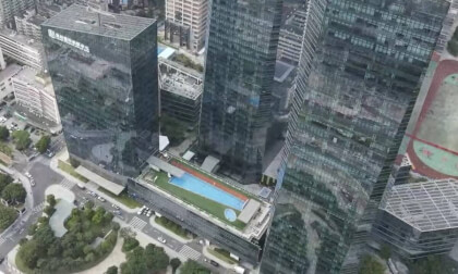 3D aerial video of China Shenzhen International Innovation Center Building 3D aerial video of China Shenzhen International Innovation Center Building