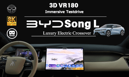 [8K VR180 POV Drive] BYD SONG L Luxury Electric Crossover Testdrive 比亚迪宋L沉浸式试驾