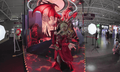 A female role of the online game AION VR Video A female role of the online game AION VR