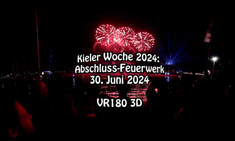 Fireworks / Feuerwerk Abschluss Kieler Woche 2024