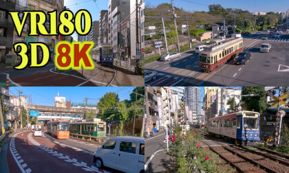 TOKYO Arakawa Toden Tramway.(Tokyo Sakura Tram) VR Video TOKYO Arakawa Toden Tramway.(Tokyo Sakura Tram) VR