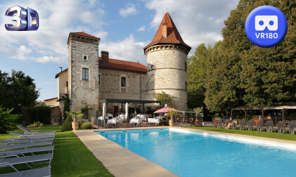 Chapeau Cornu Castle France VR 180 3D october 2022 VR Video Chapeau Cornu Castle France VR 180 3D october 2022 VR