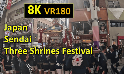 Japan Sendai Three Shrines Festival VR Video Japan Sendai Three Shrines Festival VR