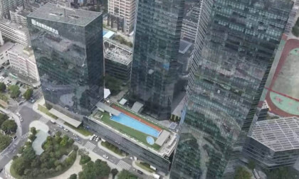 3D aerial video of China Shenzhen International Innovation Center Building 3D aerial video of China Shenzhen International Innovation Center Building