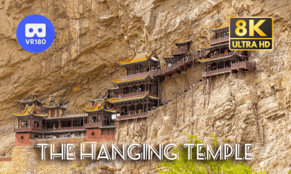 Travel China: The Hanging Temple 悬空寺 | Shanxi | 8K 3D 180 Travel China: The Hanging Temple 悬空寺 | Shanxi | 8K 3D 180