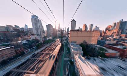 Smooth Ride Guaranteed! Full-Length Tram Tour Over NYC in 8K 360. Shot on brand new Kandao QooCam 3 Ultra VR Video Smooth Ride Guaranteed! Full-Length Tram Tour Over NYC in 8K 360. Shot on brand new Kandao QooCam 3 Ultra VR
