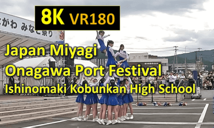 Japan Miyagi  Onagawa Port Festival Ishinomaki Kobunkan High School VR Video Japan Miyagi  Onagawa Port Festival Ishinomaki Kobunkan High School VR