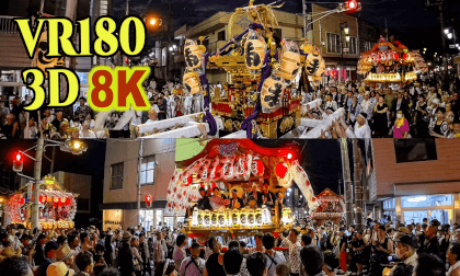 Edozaki Gion Festival in Ibaraki,Japan VR Video Edozaki Gion Festival in Ibaraki,Japan VR