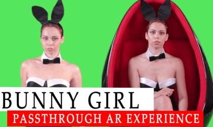 Bunny Girl: A Passthrough AR Adventure" Description: Bunny Girl: A Passthrough AR Adventure" Description: