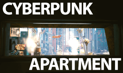 Relaxing Cyberpunk Apartment View VR Video Relaxing Cyberpunk Apartment View VR