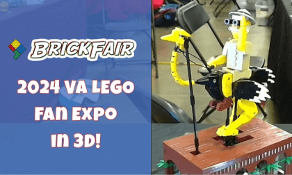 Virginia BrickFair Lego Fan Expo 2024 in 3D! Virginia BrickFair Lego Fan Expo 2024 in 3D!