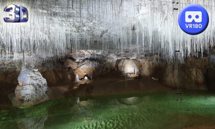 Choranche cave in France 180 VR 3D VR Video Choranche cave in France 180 VR 3D VR