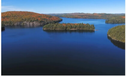 drone 3d  aerial video Canada landscape VR Video drone 3d  aerial video Canada landscape VR