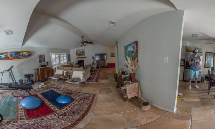 360 video test- Insta360 1 inch sensor