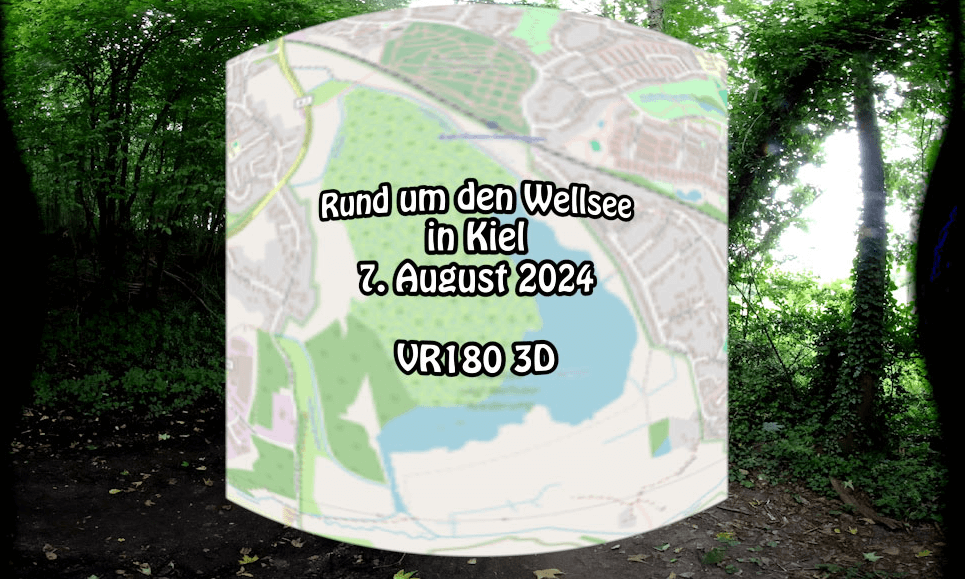 Rund um den Wellsee in Kiel (VR180 3D)