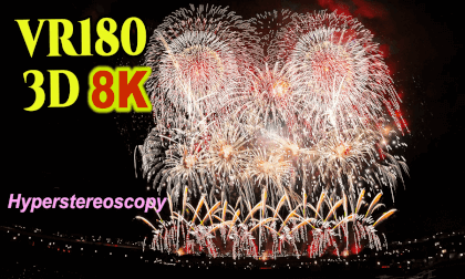 Hyperstereoscopy Nagaoka FireWorks - TENCHI-JIN - 2024 in Niigata,Japan VR Video Hyperstereoscopy Nagaoka FireWorks - TENCHI-JIN - 2024 in Niigata,Japan VR
