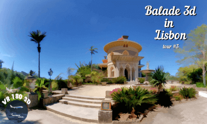 VR 180 3d slideshow - Monserrate Palace, Sintra, Lisbon 03