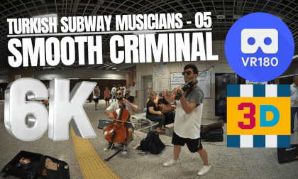 Smooth Criminal -Subway Acoustic Performance - 3D 180 VR Smooth Criminal -Subway Acoustic Performance - 3D 180 VR