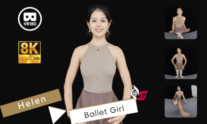 [Preview] Model Helen "Ballet Girl" 8K 3D VR180 ASMR