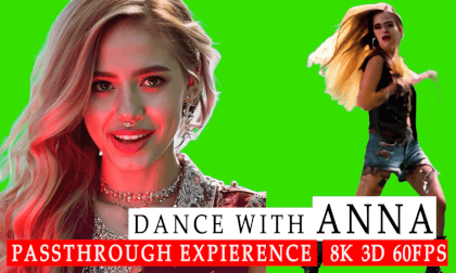 Dancing with Anna: A 3D Passthrough Experience VR Video Dancing with Anna: A 3D Passthrough Experience VR