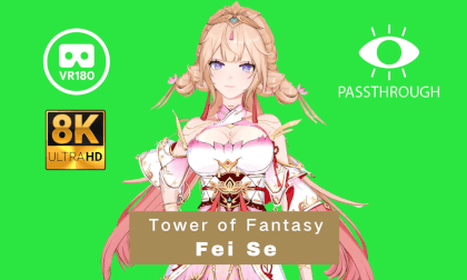 [8K Passthrough MMD] Tower of Fantasy Fei Se 幻塔 妃色 五等分の気持ち