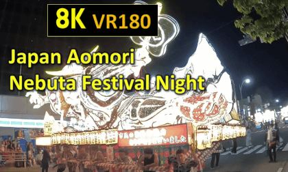 Japan Aomori Nebuta Festival Night.One of the three major festivals in Tohoku VR Video Japan Aomori Nebuta Festival Night.One of the three major festivals in Tohoku VR