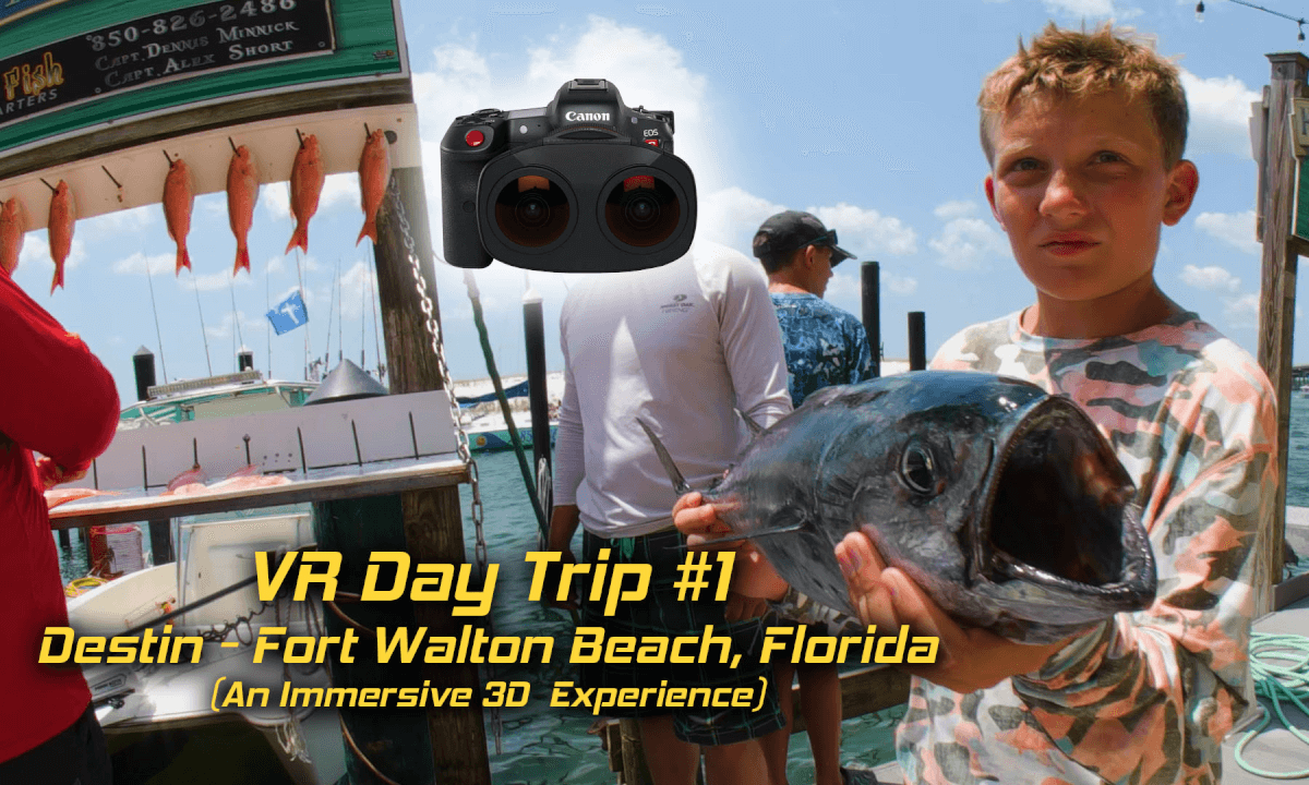 Day Trip #1 in Destin - Fort Walton Beach, Florida (3D 8K VR180)