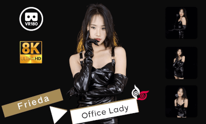 [Preview] Model Frieda Part 2 "Office Lady" 8K 3D VR180 ASMR