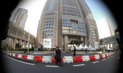 Nismo Formula e car show run in front of Tokyo Metropolitan Gov. Office VR Video Nismo Formula e car show run in front of Tokyo Metropolitan Gov. Office VR