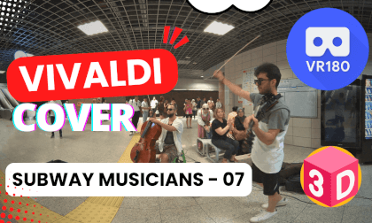 Vivaldi - The 4 Seasons Cover - Turkish Subway Musicians - 07 - 3D 180 VR