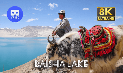 Enjoying beautiful music at Baisha Lake, Xinjiang | 8K 3D 180 Enjoying beautiful music at Baisha Lake, Xinjiang | 8K 3D 180