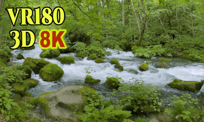 Oirase mountain stream in Aomori,Japan VR Video Oirase mountain stream in Aomori,Japan VR