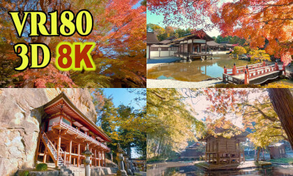 Autumn leaves in Historic Sites,Iwate,Japan VR Video Autumn leaves in Historic Sites,Iwate,Japan VR