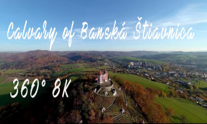 The Calvary in Banska Stiavnica in Slovakia. 8K 360 Drone video. (october 2022) The Calvary in Banska Stiavnica in Slovakia. 8K 360 Drone video. (october 2022)