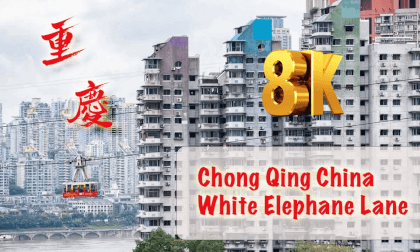[VR ChongQing] White Elephant Lane Guided Tour  重庆白象居 ChongQing China in 3D 8K VR