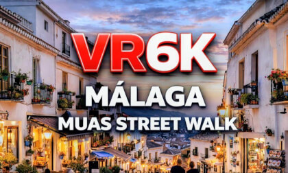 SPAIN MIJAS TOWN MALAGA 360 VR  STREETEWALK TOUR