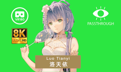 [8K Passthrough MMD] Luo Tianyi 洛天依 芒种