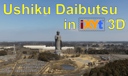 Ushiku Daibutsu,  Ibaraki Prefecture, Japan in iXYt 3D video for VR Ushiku Daibutsu,  Ibaraki Prefecture, Japan in iXYt 3D video for VR