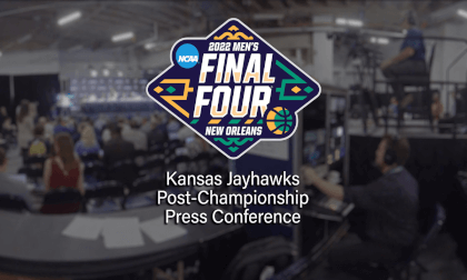 2022 NCAA Final Four Championship Press Conference with the Kansas Jayhawks - VR360 2022 NCAA Final Four Championship Press Conference with the Kansas Jayhawks - VR360