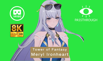 [8K Passthrough MMD] Tower of Fantasy Meryl Ironheart 幻塔 梅丽尔·铠