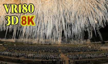 Hyperstereoscopy 3D Fireworks Highlight Movies at Nagaoka in JAPAN VR Video Hyperstereoscopy 3D Fireworks Highlight Movies at Nagaoka in JAPAN VR