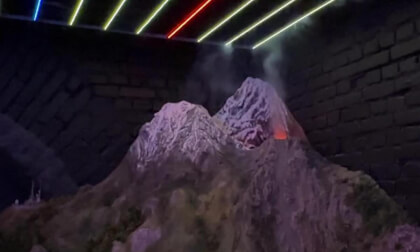 Working model of vulkano in 3D_FSBS VR Video Working model of vulkano in 3D_FSBS VR