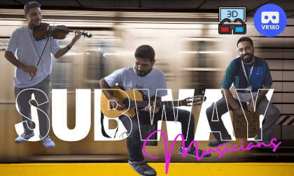 Subway Musicians - 3D 180 VR - 3 Songs
